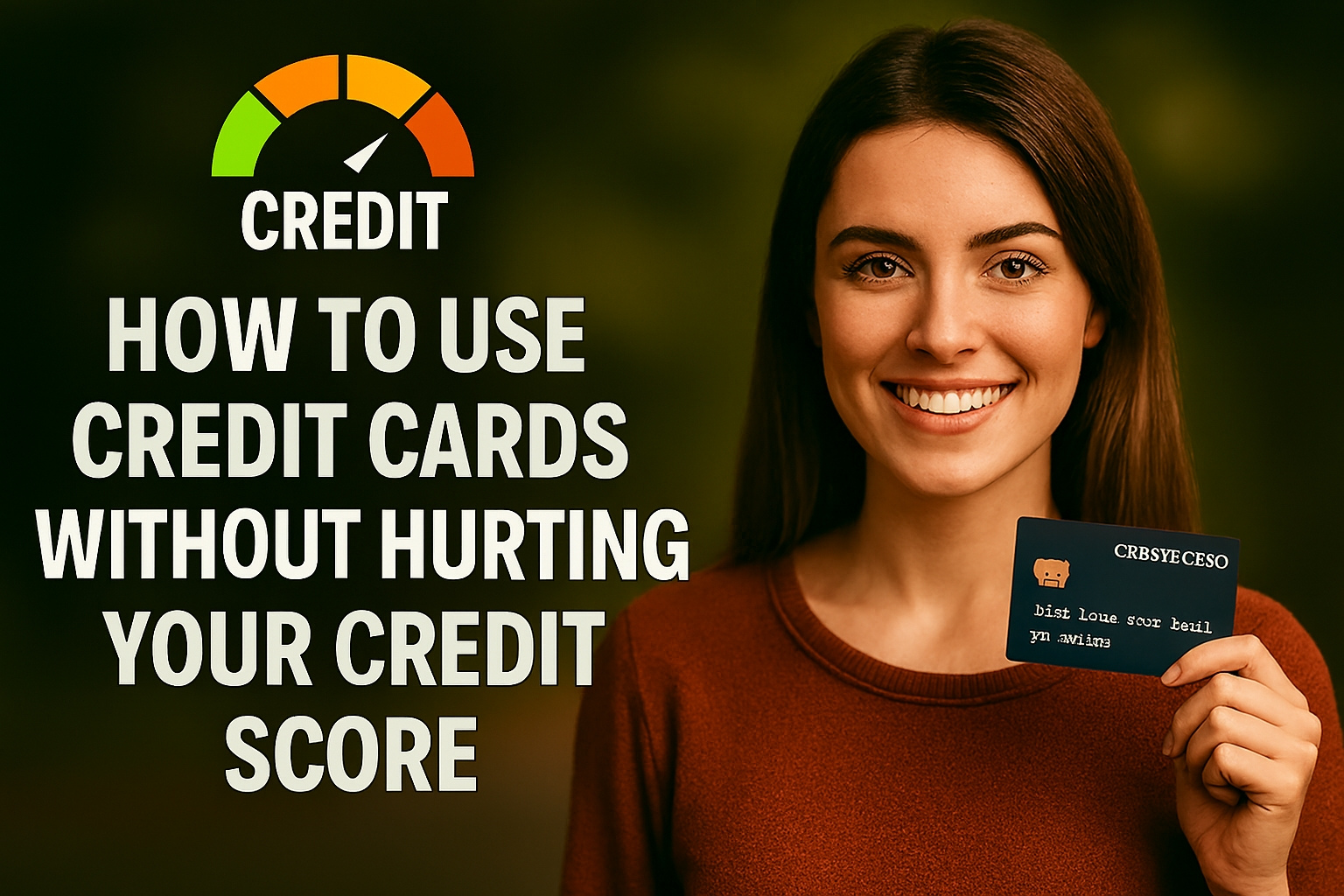 How to Use Credit Cards Without Hurting Your Credit Score